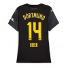 Borussia Dortmund Maximilian Beier #14 Bortatröja Dam 2024-25 Korta ärmar